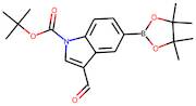 3-Formylindole-5-boronic acid pinacol ester, N-BOC protected