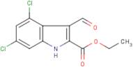 Ethyl 4,6-dichloro-3-formyl-1H-indole-2-carboxylate