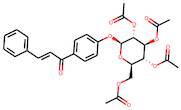 3,5-di(acetyloxy)-2-[(acetyloxy)methyl]-6-(4-cinnamoylphenoxy)tetrahydro-2H-pyran-4-yl acetate