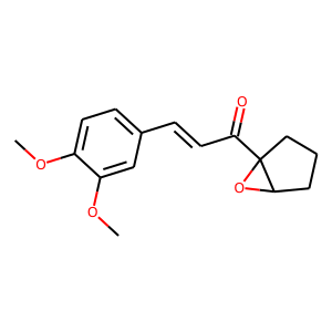 3-(3,4-dimethoxyphenyl)-1-tetrahydro-1aH-cyclopenta[b]oxiren-1-ylprop-2-en-1-one