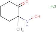 2-(hydroxyamino)-2-methylcyclohexan-1-one hydrochloride