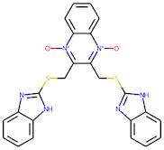 2,3-di[(1H-benzo[d]imidazol-2-ylthio)methyl]quinoxalinediium-1,4-diolate