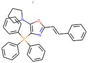 (2-Styryl-5-tetrahydro-1H-pyrrol-1-yl-1,3-oxazol-4-yl)(triphenyl)phosphonium iodide