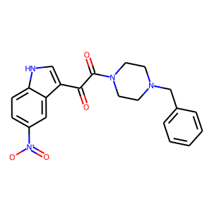 1-(4-Benzylpiperazin-1-yl)-2-(5-nitro-1H-indol-3-yl)ethane-1,2-dione