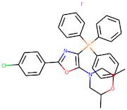 [2-(4-chlorophenyl)-5-(2,6-dimethylmorpholino)-1,3-oxazol-4-yl](triphenyl)phosphonium iodide