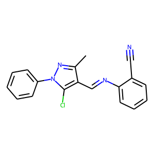 2-{[(5-chloro-3-methyl-1-phenyl-1H-pyrazol-4-yl)methylene]amino}benzonitrile