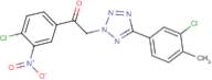 2-[5-(3-chloro-4-methylphenyl)-2H-1,2,3,4-tetraazol-2-yl]-1-(4-chloro-3-nitrophenyl)ethan-1-one