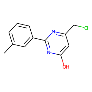 6-(chloromethyl)-2-(3-methylphenyl)pyrimidin-4-ol