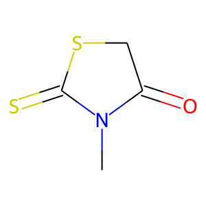 3-methyl-2-thioxo-1,3-thiazolan-4-one