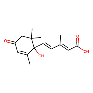 5-(1-hydroxy-2,6,6-trimethyl-4-oxocyclohex-2-enyl)-3-methylpenta-2,4-dienoic acid