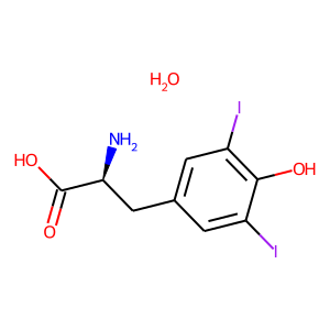 2-amino-3-(4-hydroxy-3,5-diiodophenyl)propanoic acid hydrate