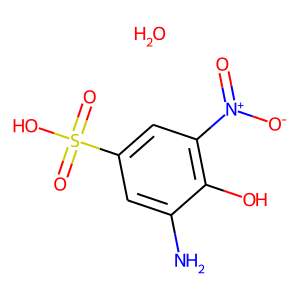 3-Amino-4-hydroxy-5-nitrobenzene-1-sulphonic acid hydrate