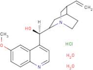 (R)(6-methoxy-4-quinolyl)(5-vinyl-1-azabicyclo[2.2.2]oct-2-yl)methanol hydrochloride dihydrate