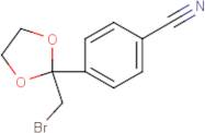 4-[2-(Bromomethyl)-1,3-dioxolan-2-yl]benzonitrile