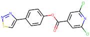 4-(1,2,3-thiadiazol-4-yl)phenyl 2,6-dichloroisonicotinate