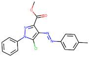 methyl 5-chloro-4-[2-(4-methylphenyl)diaz-1-enyl]-1-phenyl-1H-pyrazole-3-carboxylate