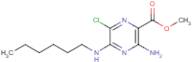 Methyl 3-amino-6-chloro-5-(hexylamino)pyrazine-2-carboxylate