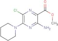 methyl 3-amino-6-chloro-5-piperidinopyrazine-2-carboxylate