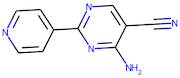 4-Amino-2-(pyridin-4-yl)pyrimidine-5-carbonitrile