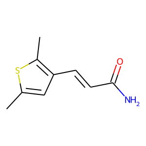 3-(2,5-dimethyl-3-thienyl)acrylamide