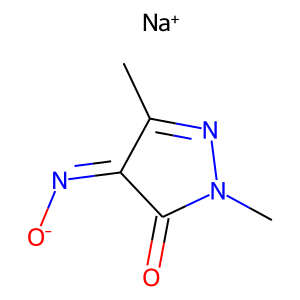 sodium 1,3-dimethyl-4-(oxidoimino)-5-oxo-4,5-dihydro-1H-pyrazole