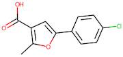 5-(4-chlorophenyl)-2-methyl-3-furoic acid