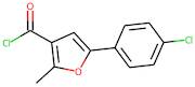 5-(4-Chlorophenyl)-2-methylfuran-3-carbonyl chloride