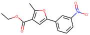 Ethyl 2-methyl-5-(3-nitrophenyl)-3-furoate