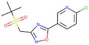 5-{3-[(tert-Butylsulphonyl)methyl]-1,2,4-oxadiazol-5-yl}-2-chloropyridine