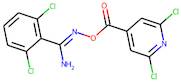 O1-[(2,6-dichloro-4-pyridyl)carbonyl]-2,6-dichlorobenzene-1-carbohydroximamide