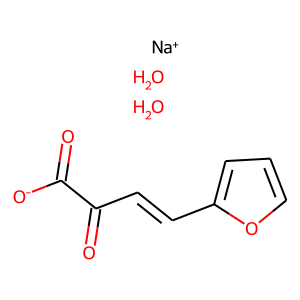 sodium 4-(2-furyl)-2-oxobut-3-enoate dihydrate