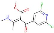 Methyl 2-[(2,6-dichloro-4-pyridyl)carbonyl]-3-(methylamino)but-2-enoate