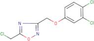 5-(chloromethyl)-3-[(3,4-dichlorophenoxy)methyl]-1,2,4-oxadiazole