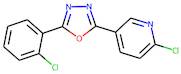 2-(2-chlorophenyl)-5-(6-chloro-3-pyridyl)-1,3,4-oxadiazole