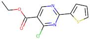 Ethyl 4-chloro-2-(thien-2-yl)pyrimidine-5-carboxylate