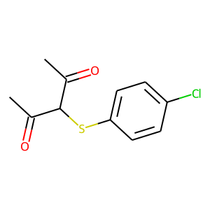 3-[(4-Chlorophenyl)thio]pentane-2,4-dione