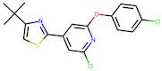 4-(tert-butyl)-2-[2-chloro-6-(4-chlorophenoxy)-4-pyridyl]-1,3-thiazole