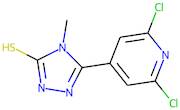 5-(2,6-dichloro-4-pyridyl)-4-methyl-4H-1,2,4-triazole-3-thiol