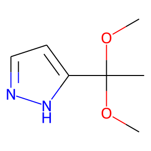 5-(1,1-Dimethoxyethyl)-1H-pyrazole