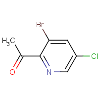 1-(3-Bromo-5-chloropyridin-2-yl)ethanone