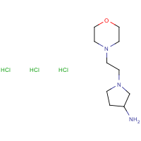 1-(2-Morpholinoethyl)pyrrolidin-3-amine trihydrochloride