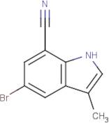 5-Bromo-3-methyl-1H-indole-7-carbonitrile