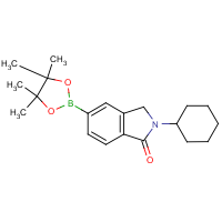 2-Cyclohexyl-5-(4,4,5,5-tetramethyl-1,3,2-dioxaborolan-2-yl)isoindolin-1-one