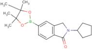 2-Cyclopentyl-5-(4,4,5,5-tetramethyl-1,3,2-dioxaborolan-2-yl)isoindolin-1-one