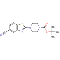 tert-Butyl 4-(5-cyanobenzo[d]thiazol-2-yl)piperazine-1-carboxylate