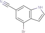 4-Bromo-1H-indole-6-carbonitrile