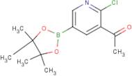 1-(2-Chloro-5-(4,4,5,5-tetramethyl-1,3,2-dioxaborolan-2-yl)pyridin-3-yl)ethanone