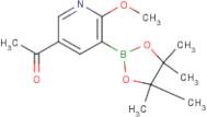 1-(6-Methoxy-5-(4,4,5,5-tetramethyl-1,3,2-dioxaborolan-2-yl)pyridin-3-yl)ethanone