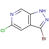 3-Bromo-5-chloro-1H-pyrazolo[3,4-c]pyridine