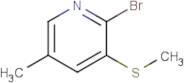 2-Bromo-5-methyl-3-(methylthio)pyridine